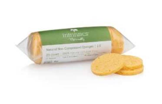 Non-Compressed Sponges 2.5'', Whites 25pc