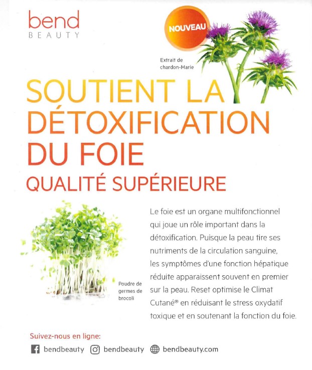 Bend Beauty Tente Affichette Reset ANG