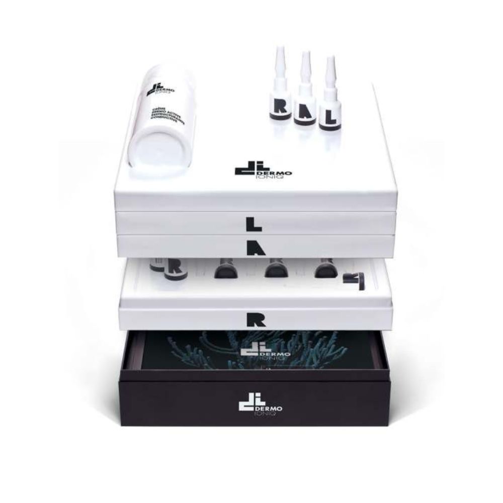 DermoIoniq Coffret Soins Professionnels (Flacon 1x100ml, 45 Ampoules)