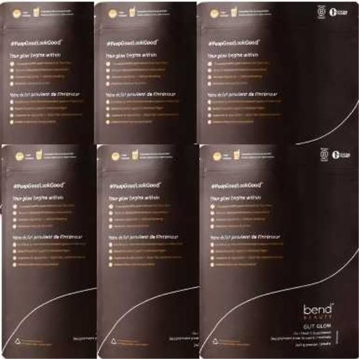 [86505x6] Bend Beauty Gut Glow Prebiotic 240g x6